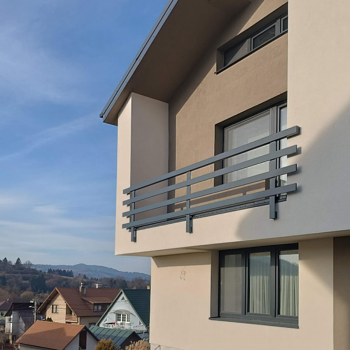 hliníkové balkónové zábradlie, Turzovka, kvalitné hliníkové zábradlia na mieru